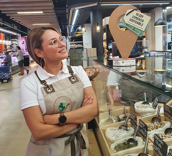 Ganadora del Premio Yo Soy Comercio Sostenible, Alejandra Romero